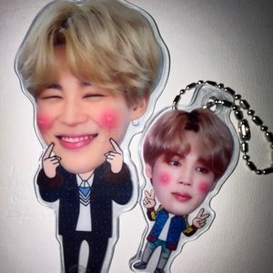 Jimin stand/keychain/pin